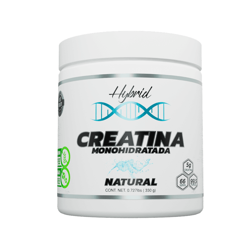 Creatina Monohidratada 330g HYBRID — Premium Creatina