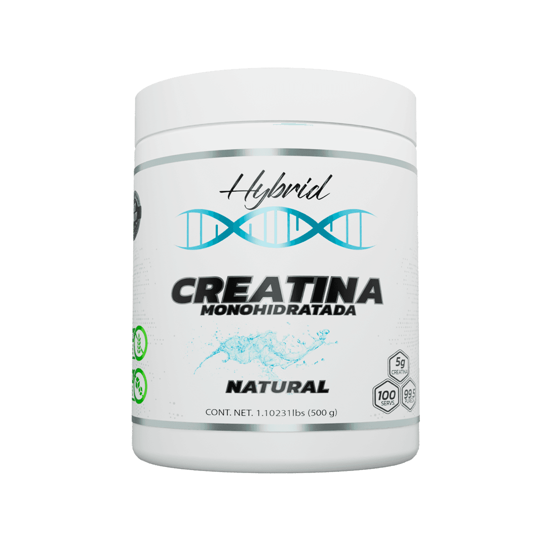 Creatina Monohidratada 500g HYBRID — Premium Creatina - Natural